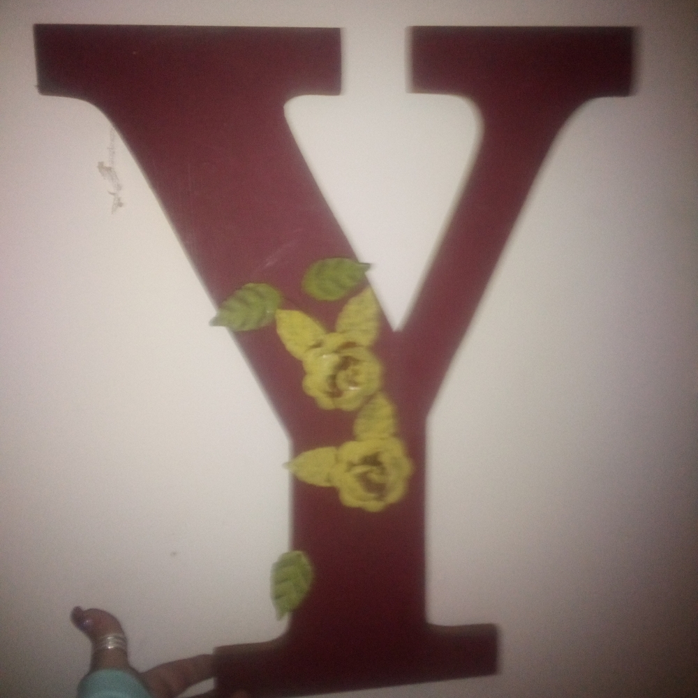Beautiful country hanging letter Y